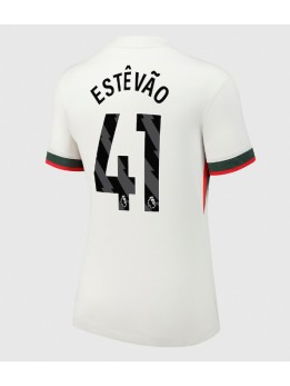 Billige Chelsea Estevao Willian #41 Bortedrakt Dame 2025-26 Kortermet